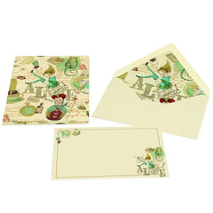 PORTAFOLIO CON SET CARTAS ALICIA GRANDE | 5 UNIDADES | (KARTOS)