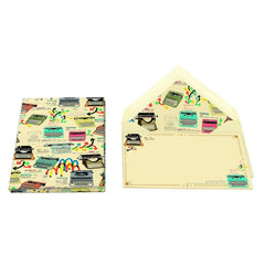 PORTAFOLIO CON SET CARTAS OLIVETTI MEDIO | 5 UNIDADES | (KARTOS)