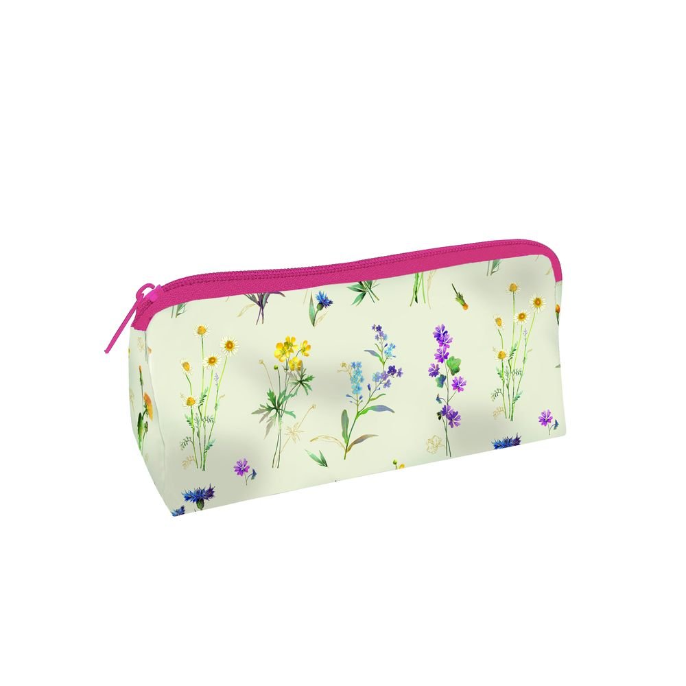 Portatodo Flores Silvestres con cremallera Kartos