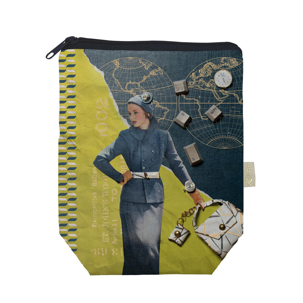 Funda Libro con Cremallera Luisa CM 22x27+7 PAPELERIA KARTOS Imagen principal del producto