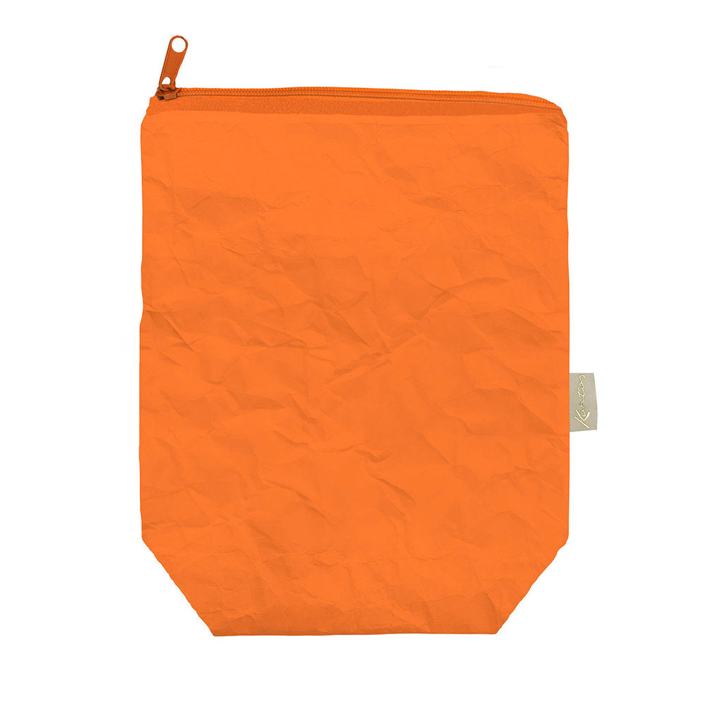 Funda Libro con Cremallera Naranja 22x27+7 Papelería Kartos