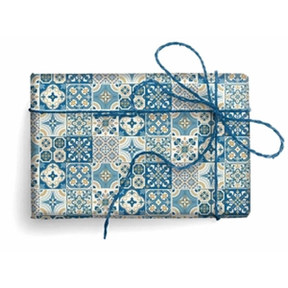 Expositor 25 Unidades Papel Regalo Mayolica con Oro Regalo Kartos Imagen principal del producto