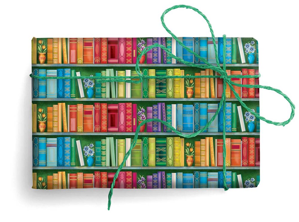 Expositor 25 Unidades Papel Regalo Libreria Arcoiris con Oro Marca Regalo Kartos Imagen principal del producto