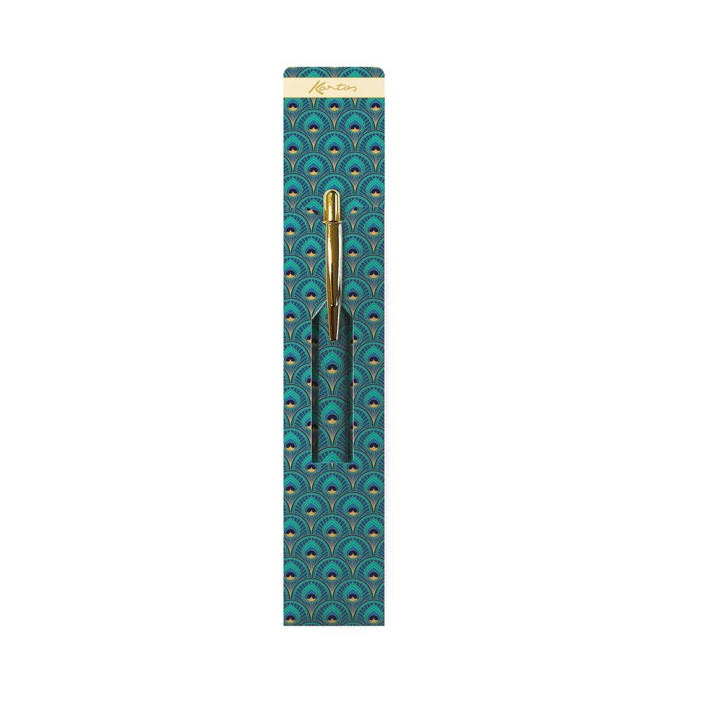 Bolígrafo Kartos Estampado Art Deco Pavo Real