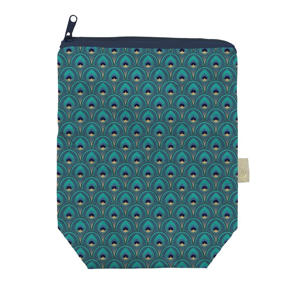Funda libro con cremallera Art Deco Pavo Real PAPELERIA KARTOS Imagen principal del producto