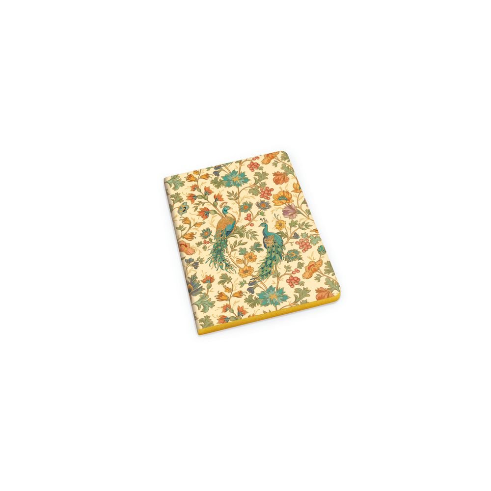 Cuaderno Florentino Pavo Real A6 con Borde Dorado PAPELERIA KARTOS Imagen principal del producto