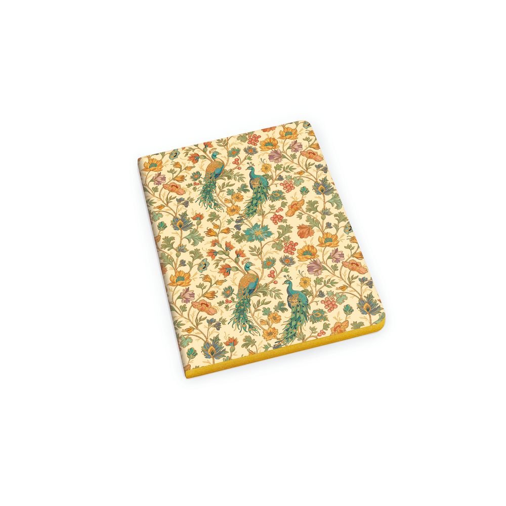 Cuaderno Florentino Pavo Real A5 con Borde Dorado PAPELERIA KARTOS Imagen principal del producto