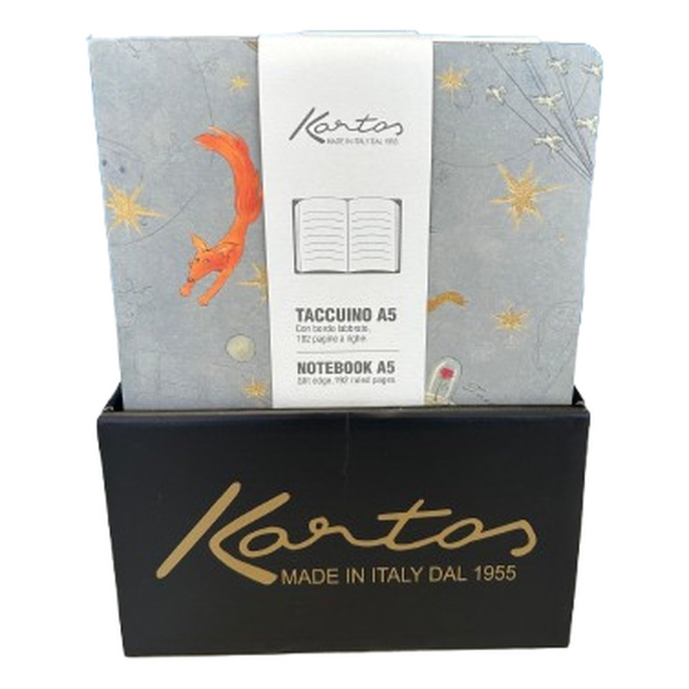 Expositor 12 cuadernos borde dorado A5 Kartos