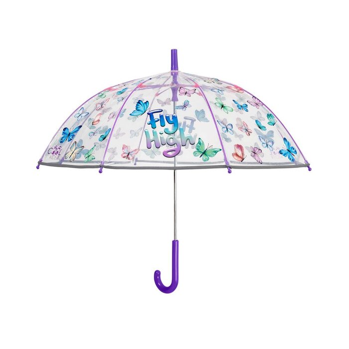PARAGUAS INFANTIL 45/8 MANUAL CUPULA MARIPOSAS | PERLETTI | 1 UNIDAD | 8015831156347 Imagen principal del producto