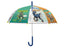 PARAGUAS INFANTIL 45/8 MAN, POE TRANSP, DINOSAURIO | PERLETTI | 1 UNIDAD | 8015831156538