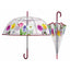 Paraguas Mujer 61/8 Aut Poe Transp Flores Perletti