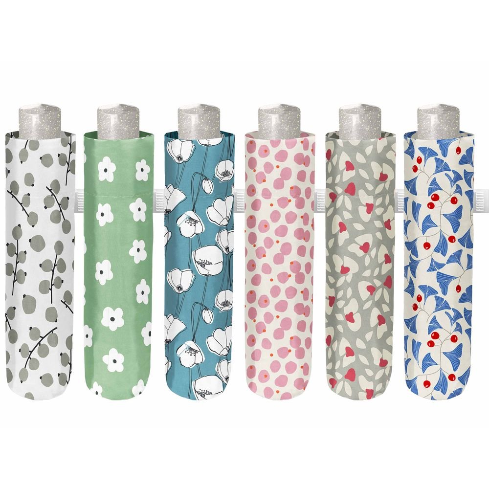 Paraguas Mujer Plegable 54/8 Manual Estampado Perletii Imagen principal del producto