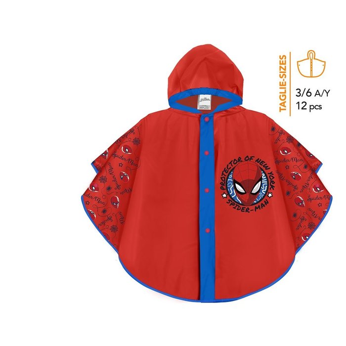 CHUBASQUERO SPIDERMAN TALLA 3-6 AÑOS | PERLETTI | 1 UNIDAD | 8015831991672 Imagen principal del producto