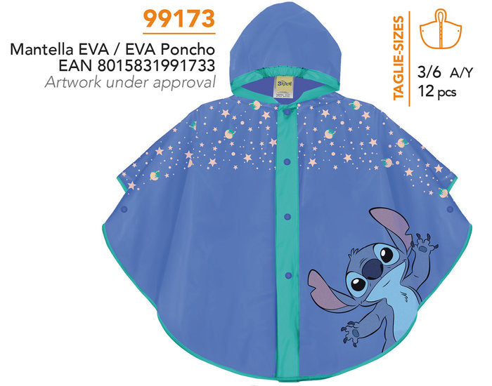 Impermeable Stitch Eva Pack 12 unidades Perletti Imagen principal del producto