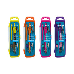 COMPAS CON 4 ACCESORIOS COLORES SURTIDOS MITAMA | 1 UNIDADES | (MITAMA PAPELERIA BASICA)