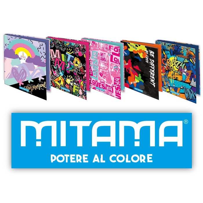 Carpeta folio 4 anillas Fantasy surtidas Mitama Papelera Básica