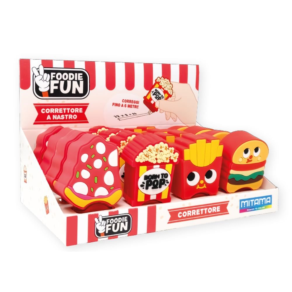 Expositor 16 cintas correctoras Foodie Fun Mitama