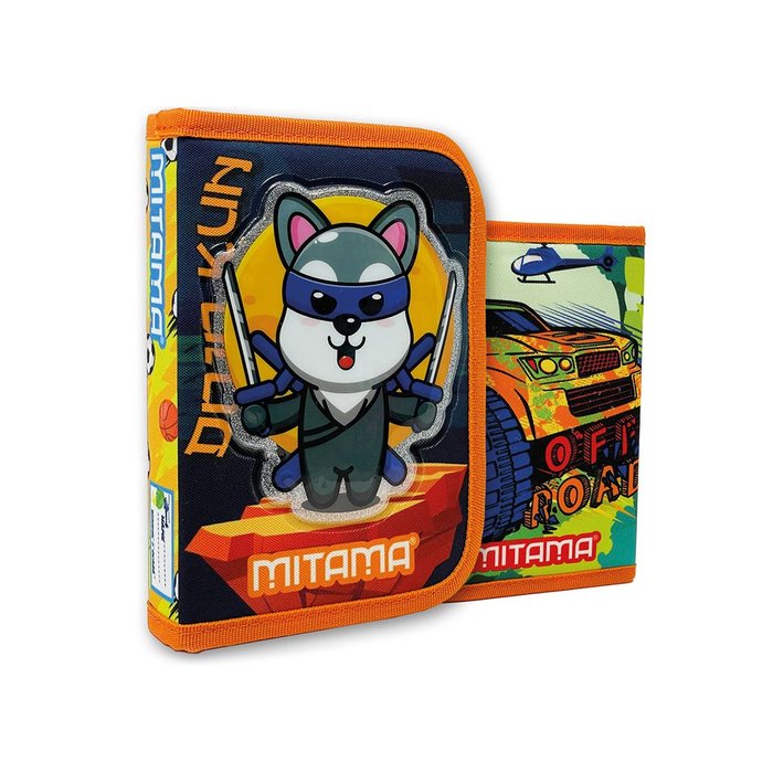 PLUMIER MITAMA SPINNY DOBLE CARA NINJA Y COCHE | MITAMA Imagen principal del producto