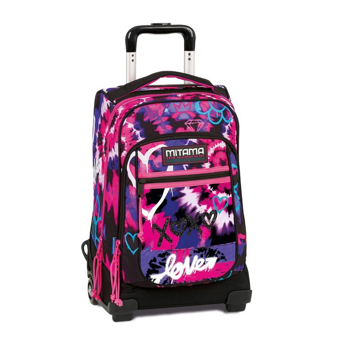 MOCHILA DR, TROLLEY NIÑA MANGO TELESCOPICO TYELOVE XOXO | MITAMA Imagen principal del producto