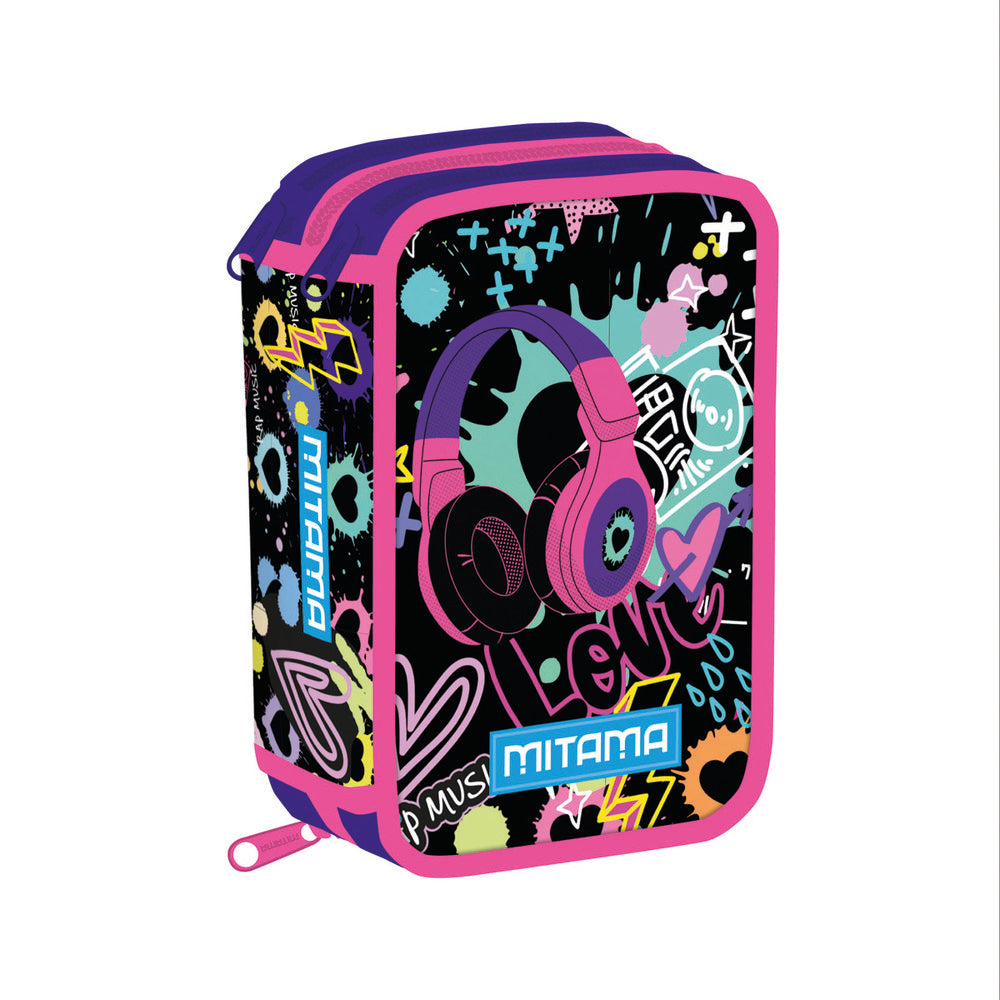 Plumier Triplo M-power Music Love MITAMA Imagen principal del producto