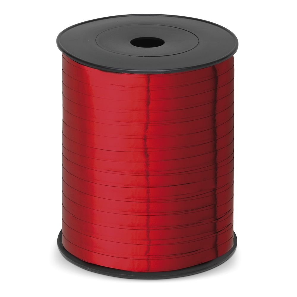 Cinta regalo metalizado Brizzolari 5 mm rojo