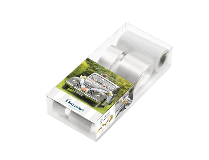 Kit Decoracion para Coche Boda 5501 Blanco BRIZZOLARI