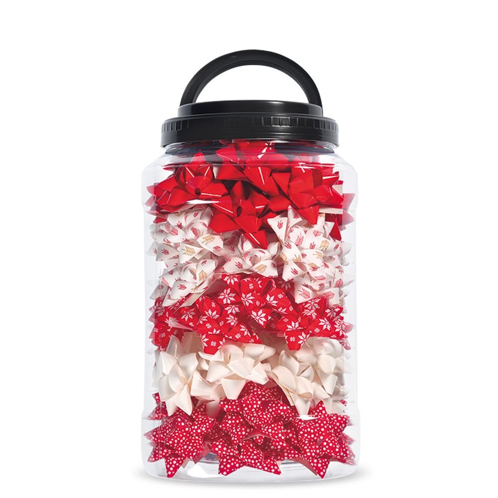 Bote 70 Cocas Estrellas 65 mm Red & White Brizzolari