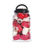 Bote 40 Cinta Regalo Ovillo 10 mm 10 m Red & White Brizzolari