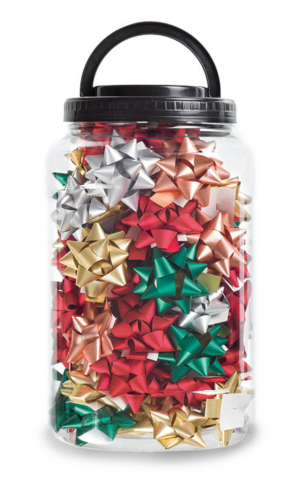 Bote 120 Cocas Estrellas 50 mm Satinadas Colores Surtido Brizzolari Imagen principal del producto