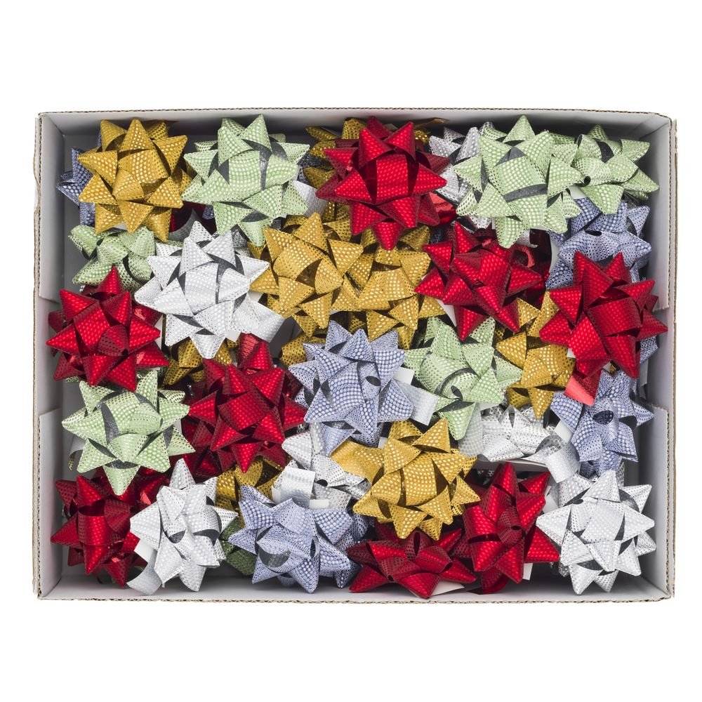 Caja 50 Cocas Estrellas 65 mm Wave Colores Surtidos Brizzolari Imagen principal del producto