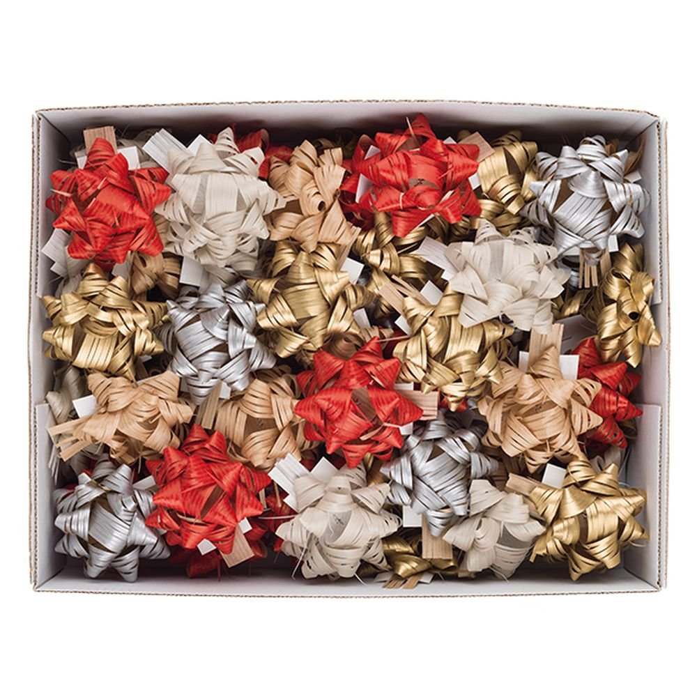Caja 50 cocas rafia colores surtidos Brizzolari