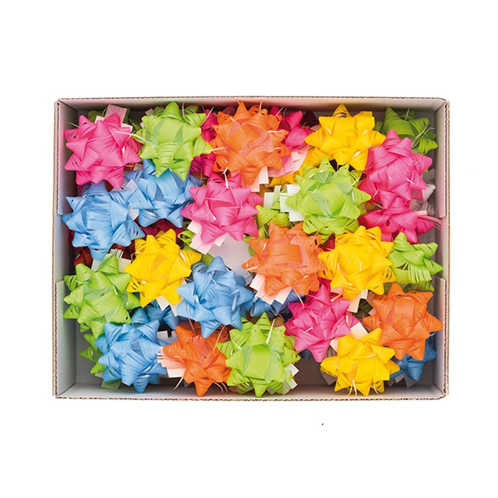 Caja 50 cocas rafia colores surtidos Brizzolari