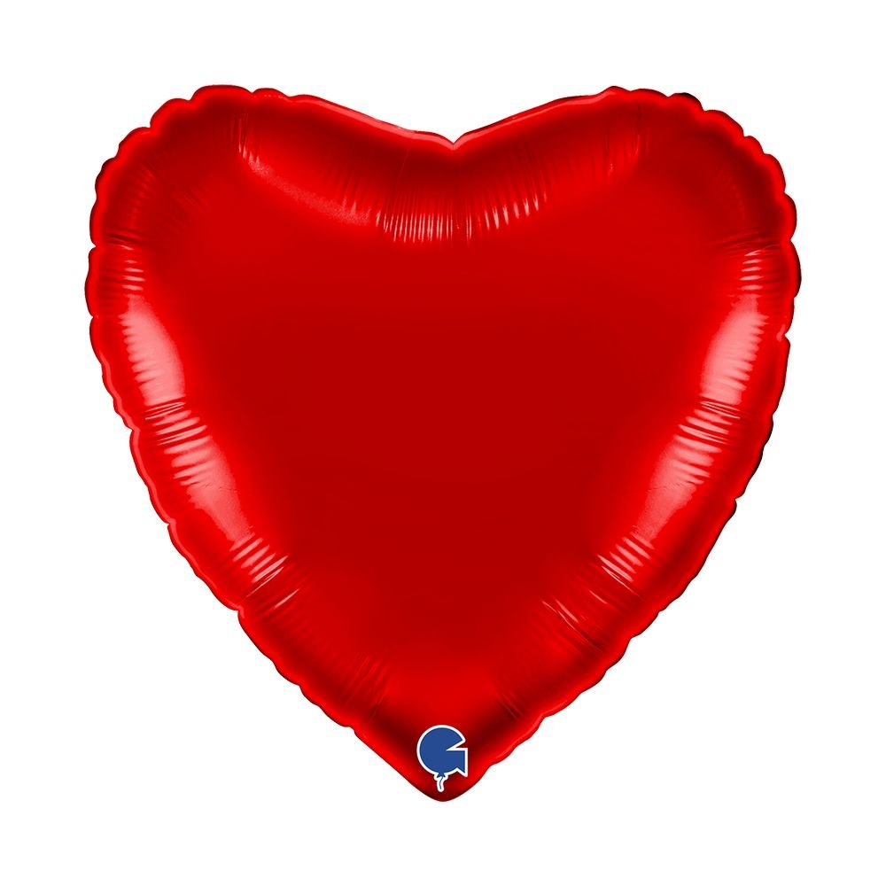 Globo Corazón Rojo 45 cm Grabo Balloons