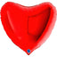 Globo corazón rojo 91 cm Grabo Balloons