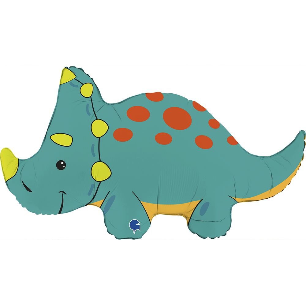 GLOBO TRICERATOPS 76 CM | GRABO BALLOONS | 1 UNIDAD | 8050195720247