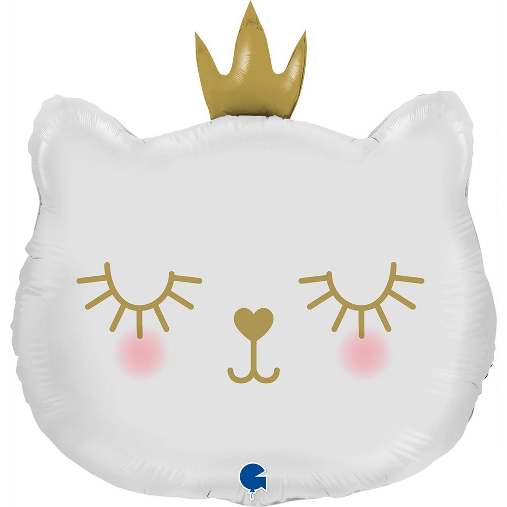 Globo princesa Gata blanca 66 cm Grabo Balloons