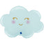 Globo Nube Satinada Azul Pastel 61 cm Grabo Balloons