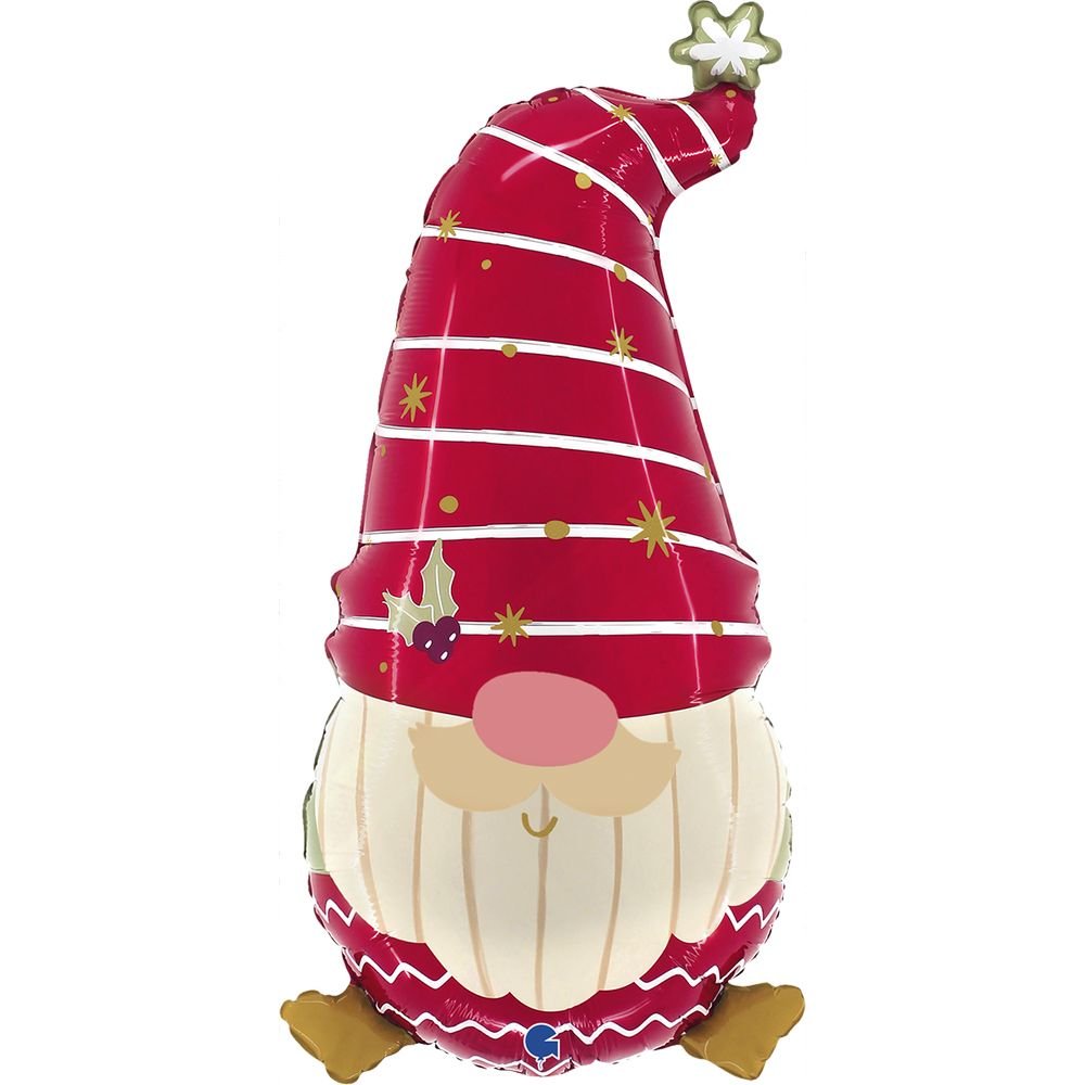 Globo Gnomo Navideño 69 cm Grabo Balloons