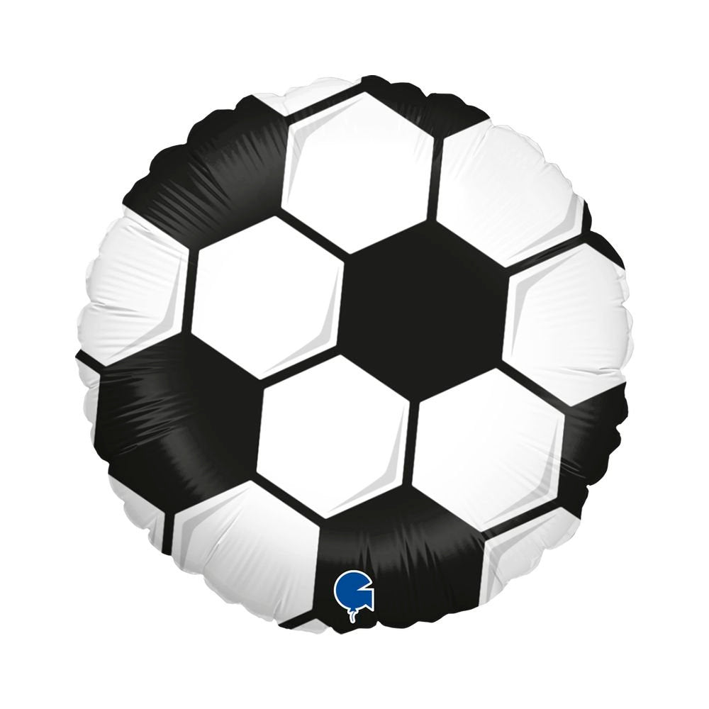 GLOBO R18 BALON DE FUTBOL BLANCO 46 CM | GRABO BALLOONS | ENVASE 5 UDS. UNIDAD | 8050195781385 Imagen principal del producto