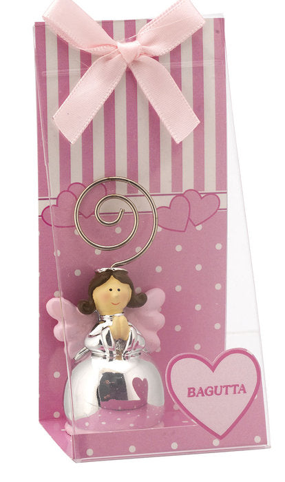 PORTAFOTOS ANGEL ROSA CAJA REGALO | 1 UNIDADES | (BAGUTTA)