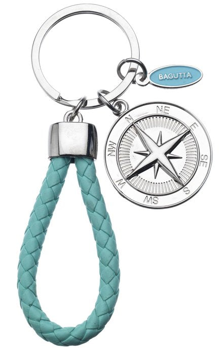 LLAVERO MARINER CON ROSA DE LOS VIENTOS Y CORDON TURQUESA | BAGUTTA | 1 UNIDAD | 8050999818249 Imagen principal del producto