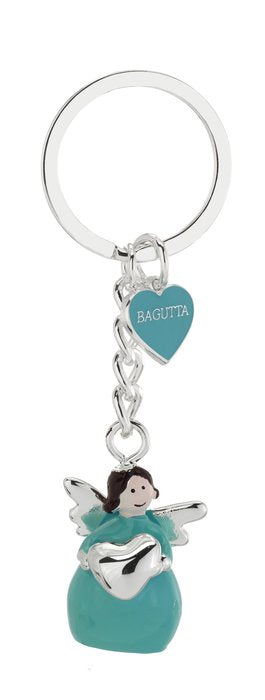 LLAVERO DE ANGEL AZUL PLATEADO CON CORAZON | BAGUTTA | 1 UNIDAD | 8050999818430 Imagen principal del producto