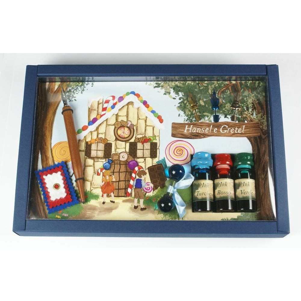 Set Escritura Hansel y Gretel Portaplumas 3 Plumillas 3 Tinas Imagen principal del producto