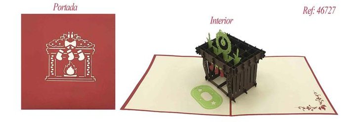 CHRISTMAS 3D CHIMENEA | ARGUVAL, S,L, | 1 UNIDAD | 8052744434216 Imagen principal del producto