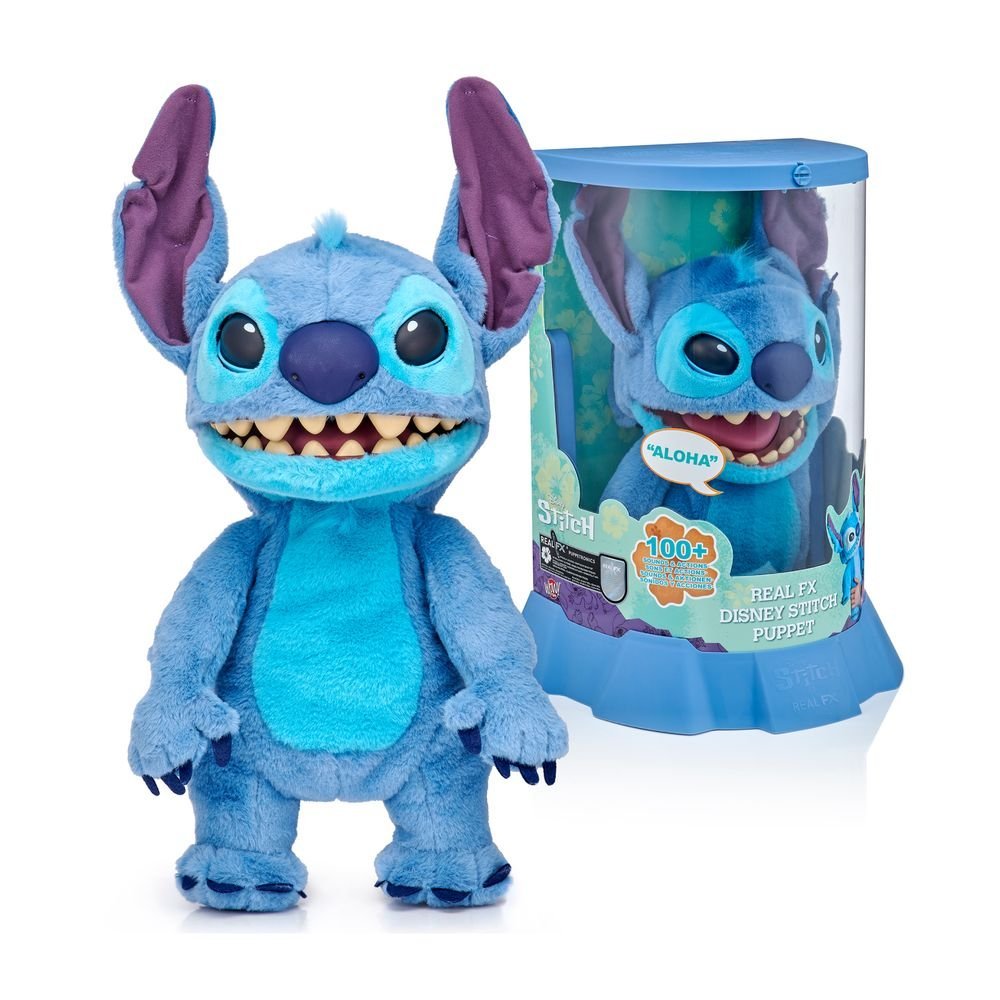 Stitch Puppet Real Fx Disney Juguete de peluche
