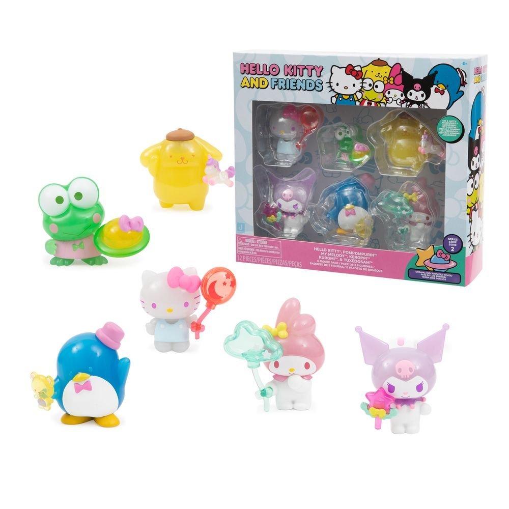 HELLO KITTY PACK 6 FIGURAS | FAMOSA | 1 UNIDAD | 8056379184096
