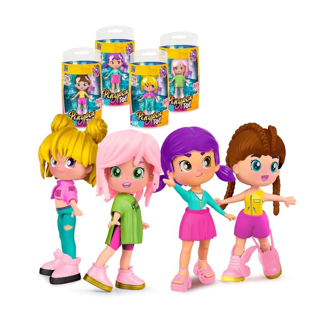 PINYPON TOP GIRLS SURTIDO | FAMOSA PINYPON | 1 UNIDAD | 8056379186410