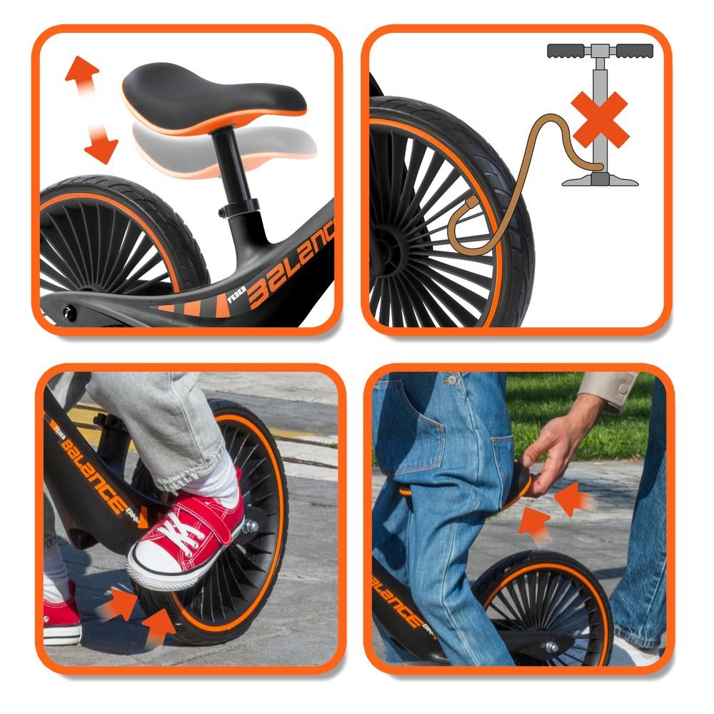 Feber Balance Bike - Bicicleta sin pedales infantil