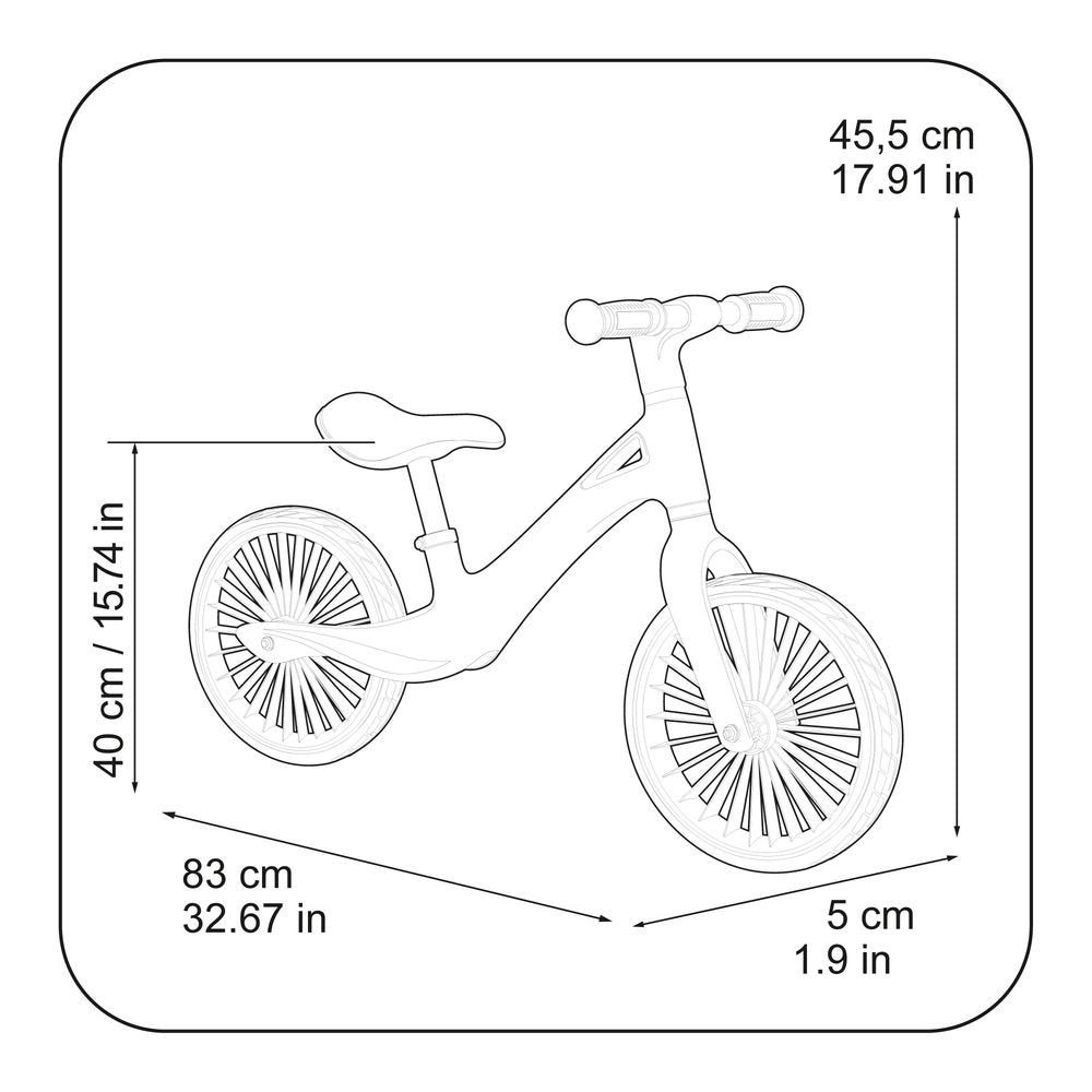 Feber Balance Bike - Bicicleta sin pedales infantil