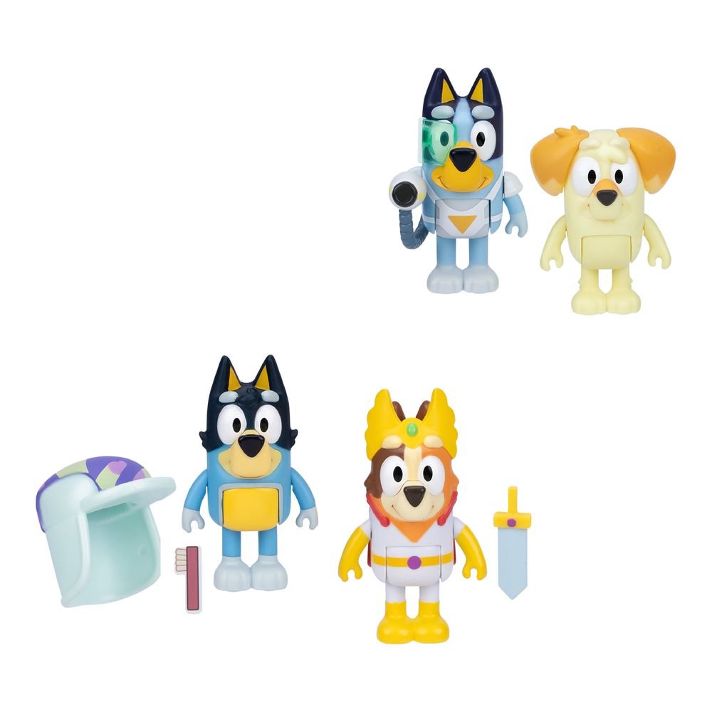 BLUEY PACK 2 FIGURAS S4 | FAMOSA | 1 UNIDAD | 8056379191872 Imagen principal del producto